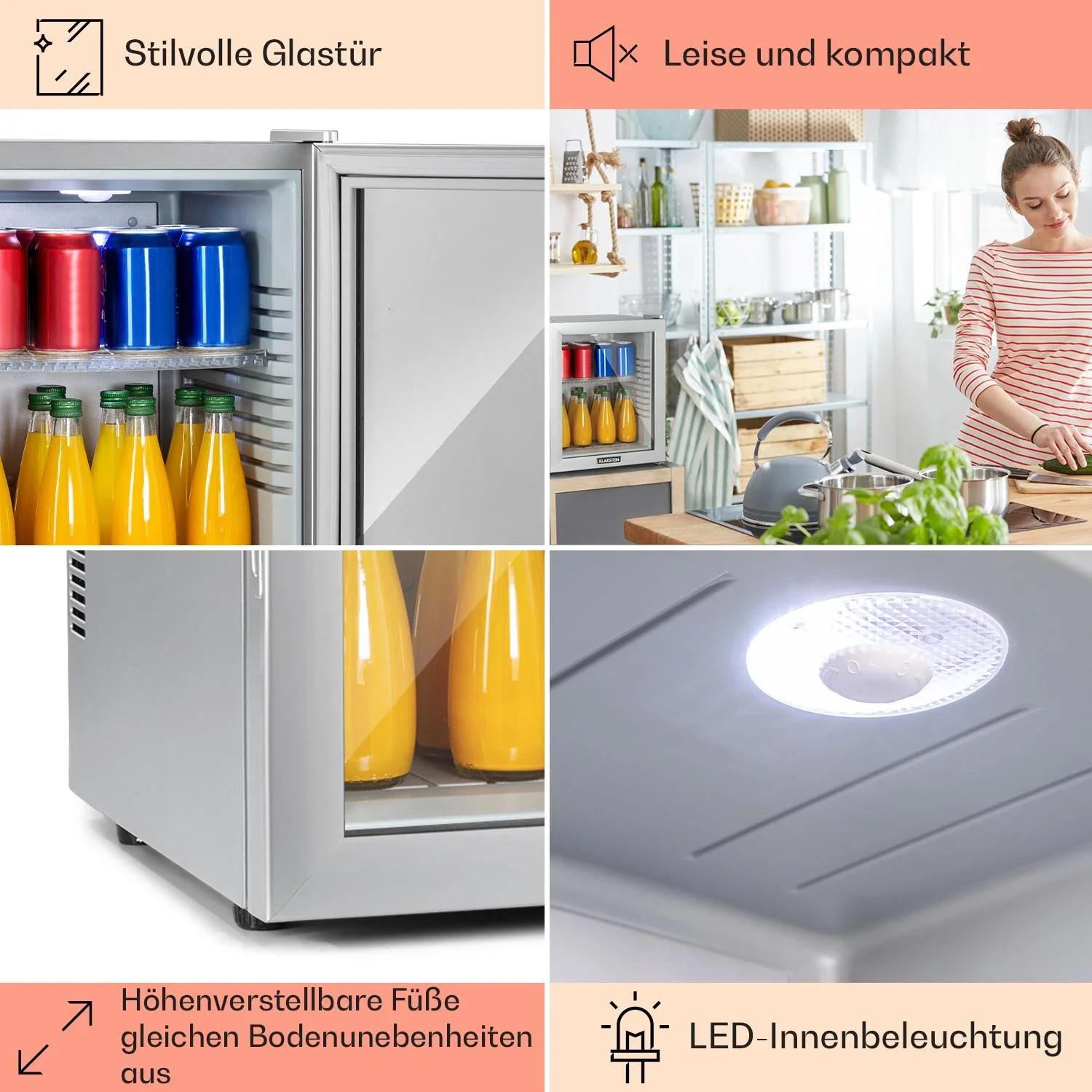 Холодильник-витрина Klarsten Brooklyn 32 Серый (10035226) - фото 5 Холодильник-витрина Klarsten Brooklyn 32 Серый (10035226) - фото 5