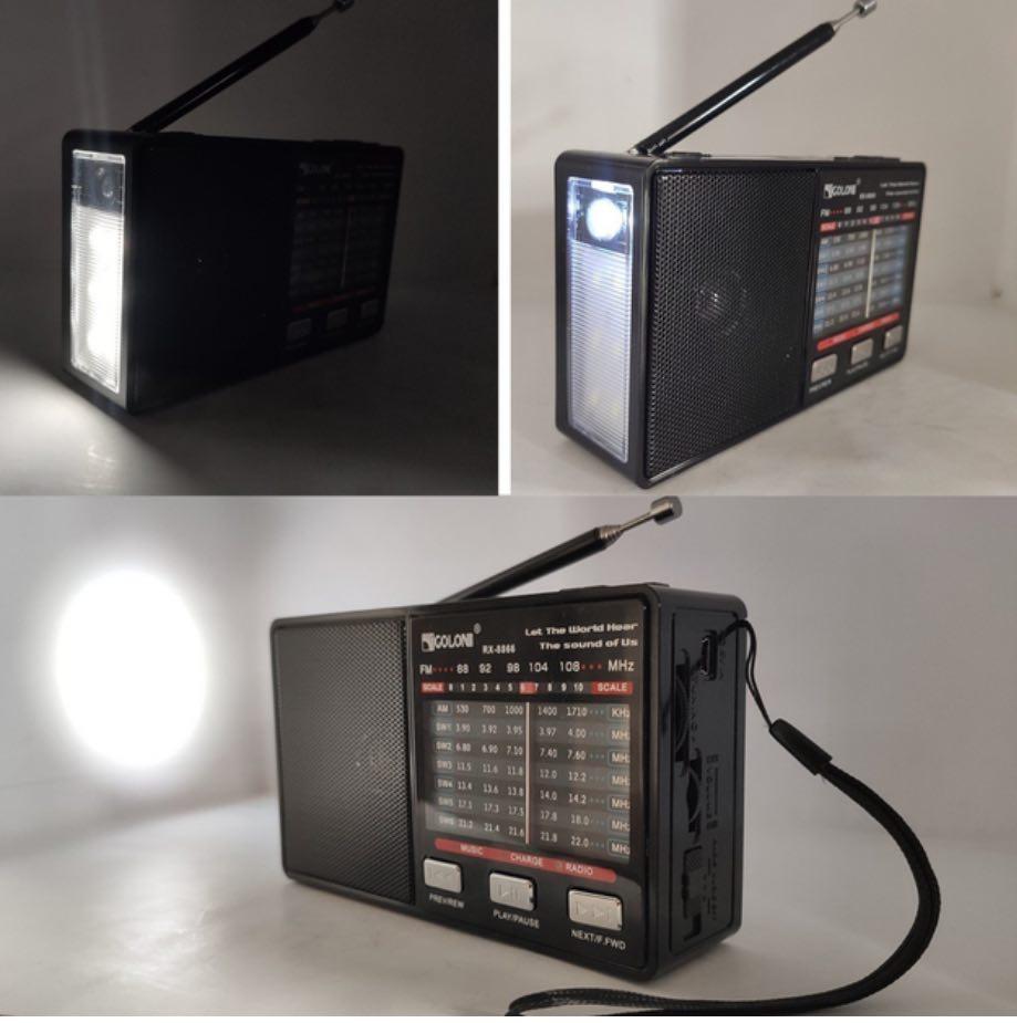 Радіоприймач багатодіапазонний FM/AM/SW Golon RX-8866 MP3-плеєр/TF/USB (8866) - фото 4