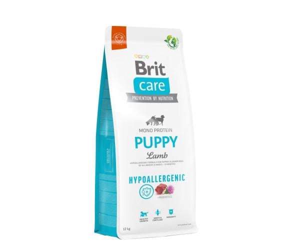 Корм сухой для щенков Brit Care Dog Hypoallergenic Puppy с ягненком гипоаллергенный 12 кг