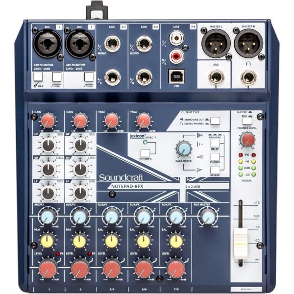 Мікшерний пульт Soundcraft Notepad-8FX (5085984EU)