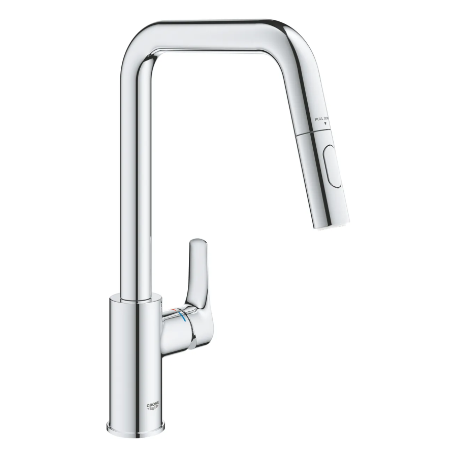 Смеситель для кухни однорычажный Grohe Eurosmart Chrome (30619000)