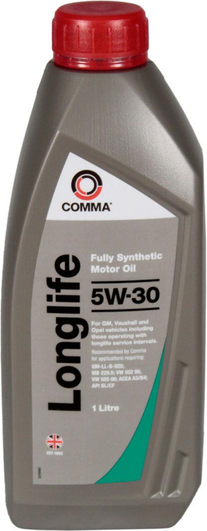 Моторная смазка Comma 5W-30 Long life 1 л (1400903)