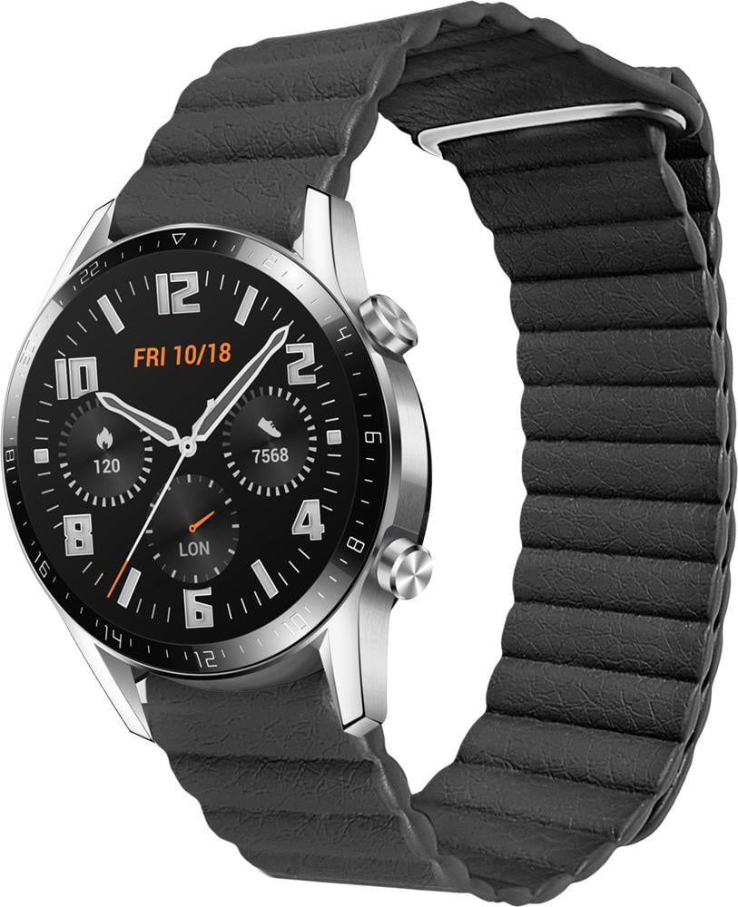 Ремінець шкіряний Genis для Huawei Watch GT Black (26515-2B) Ремінець шкіряний Genis для Huawei Watch GT Black (26515-2B)
