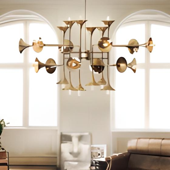 Люстра Saxo 90х100 Gold (037100)