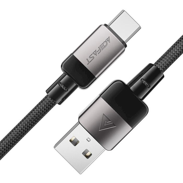Кабель Acefast C9-04 USB 2.0 USB-A to USB-C 1,2 м 3A Black (6974316283010) - фото 4 Кабель Acefast C9-04 USB 2.0 USB-A to USB-C 1,2 м 3A Black (6974316283010) - фото 4