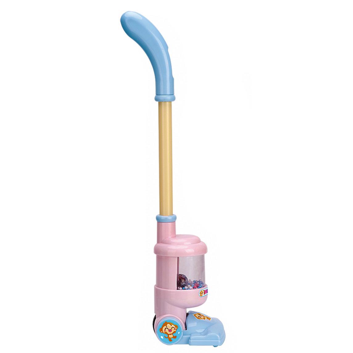 Каталка для дітей Happy Cleaner іграшковий пилосос Рожевий (1008695-Pink)