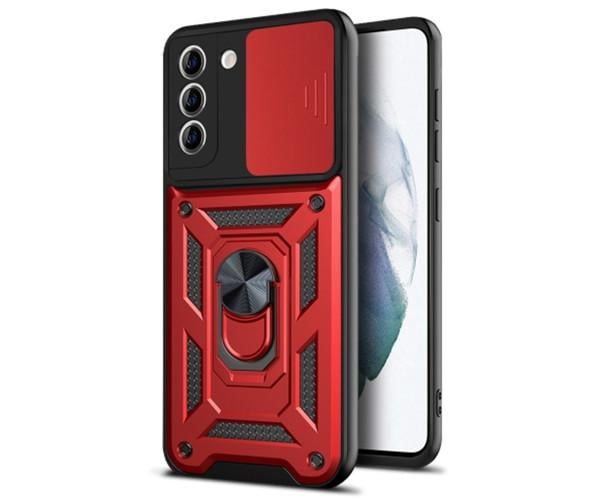 Чехол-накладка Ricco Camera Sliding для Samsung Galaxy S21 FE Красный Чехол-накладка Ricco Camera Sliding для Samsung Galaxy S21 FE Красный