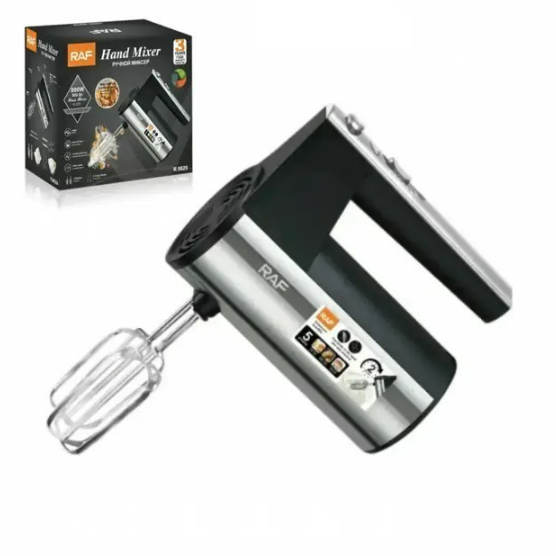 Миксер ручной RAF R-6629 5 скоростей 2 насадки 800 Вт (D662945123) - фото 2
