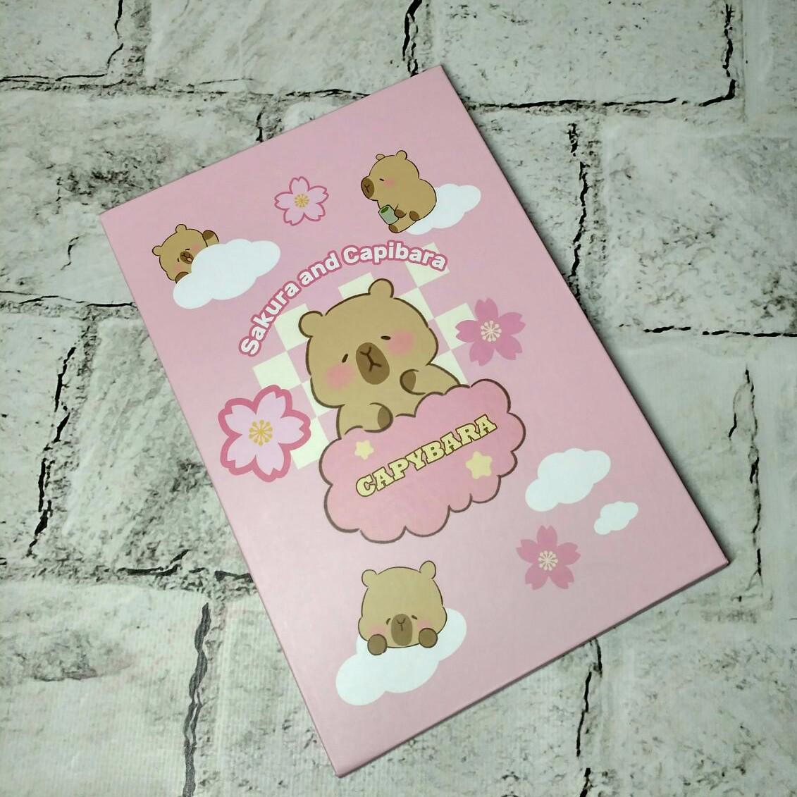 Дзеркало косметичне настільне/дорожнє Капібара 22х15 см Рожевий (10006-2)