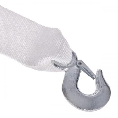 Трос буксир ST1009/ТР-109-8-1 8 т стрічка 75 мм 5,0 м/2 гака/кульок Білий - фото 8 Трос буксир ST1009/ТР-109-8-1 8 т стрічка 75 мм 5,0 м/2 гака/кульок Білий - фото 8