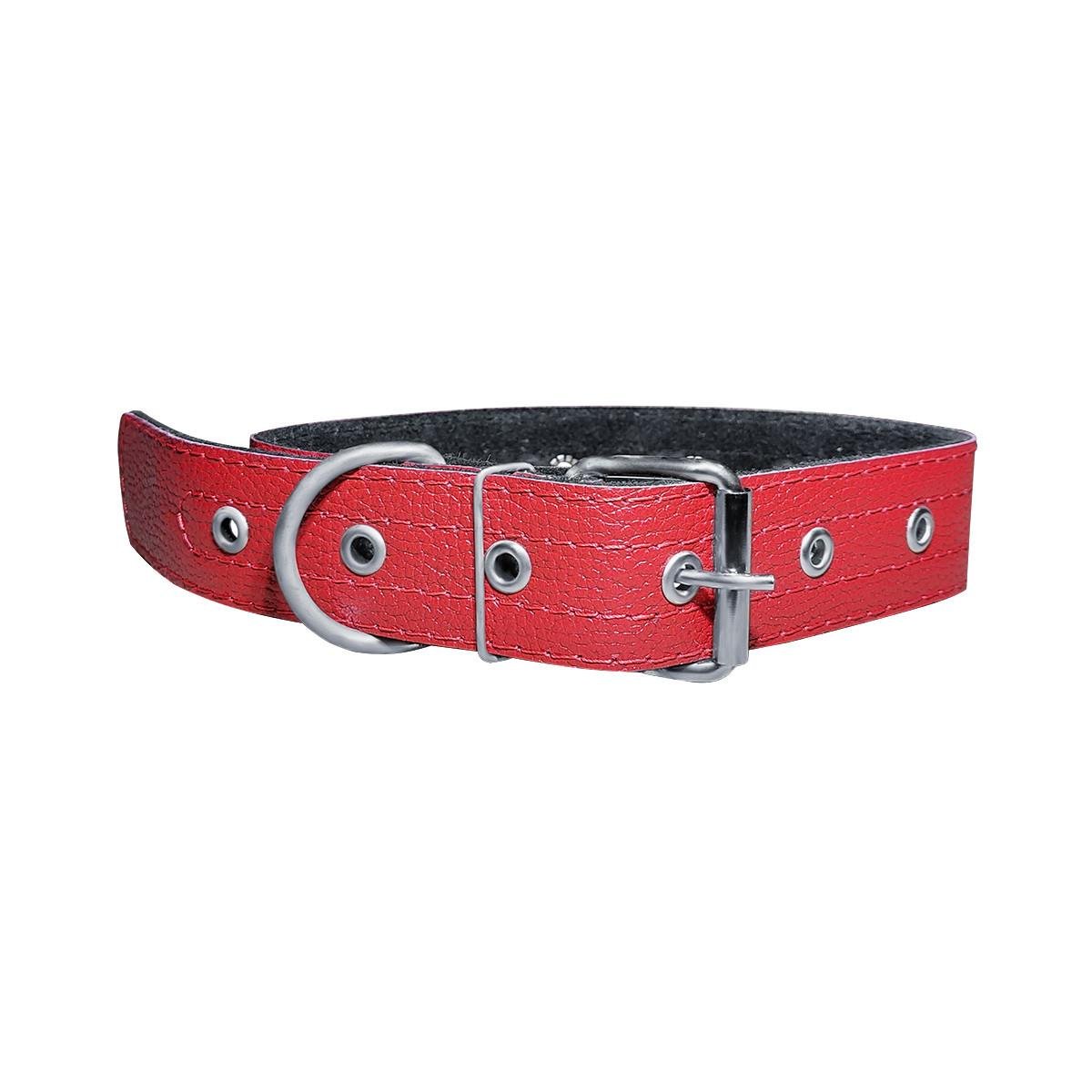 Нашийник для собаки подвійний 25 мм х 32-42 см Червоний (2296448973)