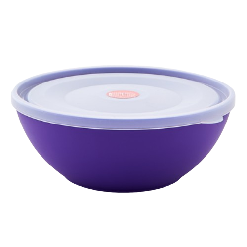 Миска с крышкой Алеана пластик 0,8 л Темно-сиреневый/Прозрачный (УТ000012955) Миска с крышкой Алеана пластик 0,8 л Темно-сиреневый/Прозрачный (УТ000012955)