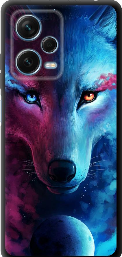 Чехол на Xiaomi Redmi Note 12 Pro+ 5G Арт-волк (3999b-3612-42517)