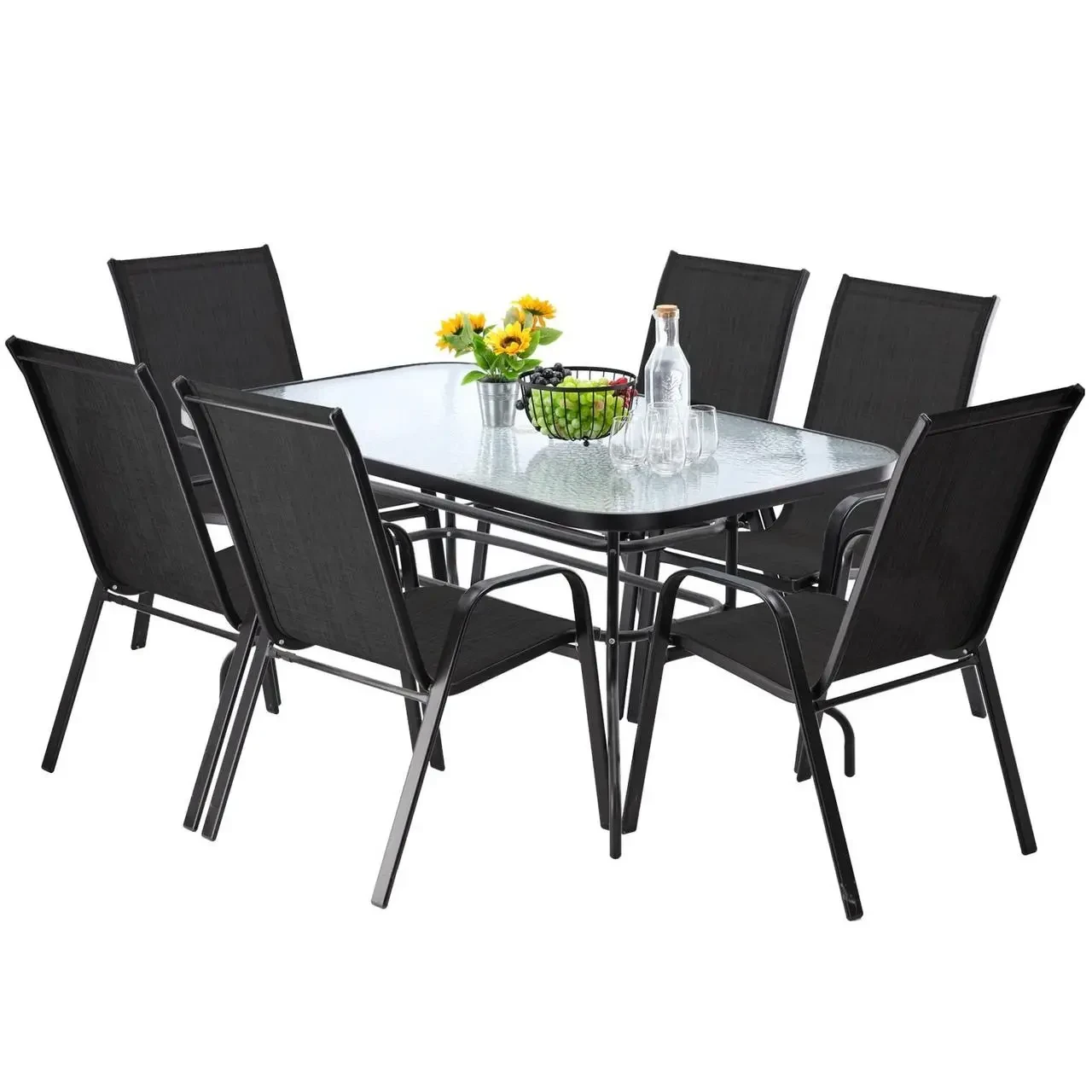 Комплект садових меблів GardenLine NEO2286KPLCZ 150x90x70 см (NEO2286KPLCZ) Комплект садових меблів GardenLine NEO2286KPLCZ 150x90x70 см (NEO2286KPLCZ)