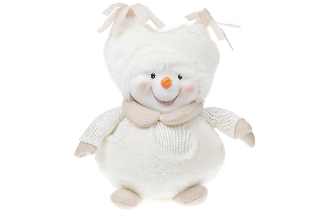 Мягкая игрушка новогодняя BonaDi Снеговик (823-834)