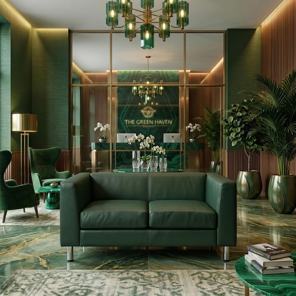 Диван Morgan екошкіра Soft 145х77х70 см Green (rich_sofa_00481)