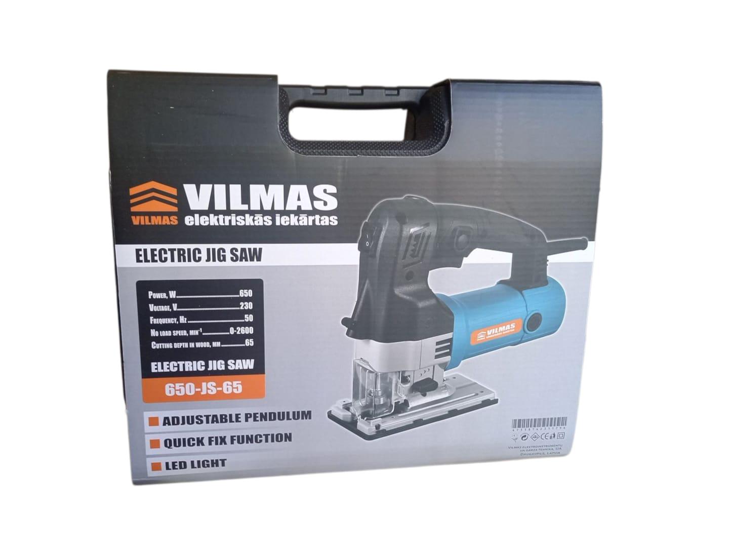 Лобзик електричний VILMAS 650-JS-65 (28554739) - фото 6 Лобзик електричний VILMAS 650-JS-65 (28554739) - фото 6