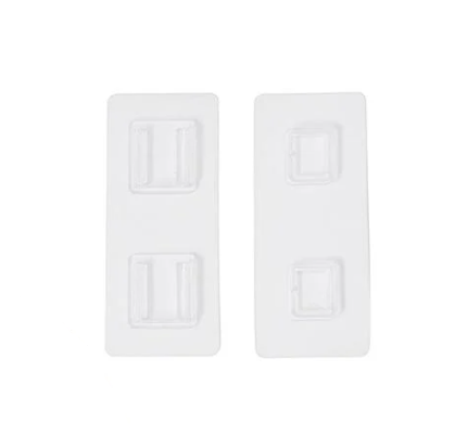 Тримач настінний самоклеючий подвійний невидимка 6x14 см 5 шт. (530329) Тримач настінний самоклеючий подвійний невидимка 6x14 см 5 шт. (530329)