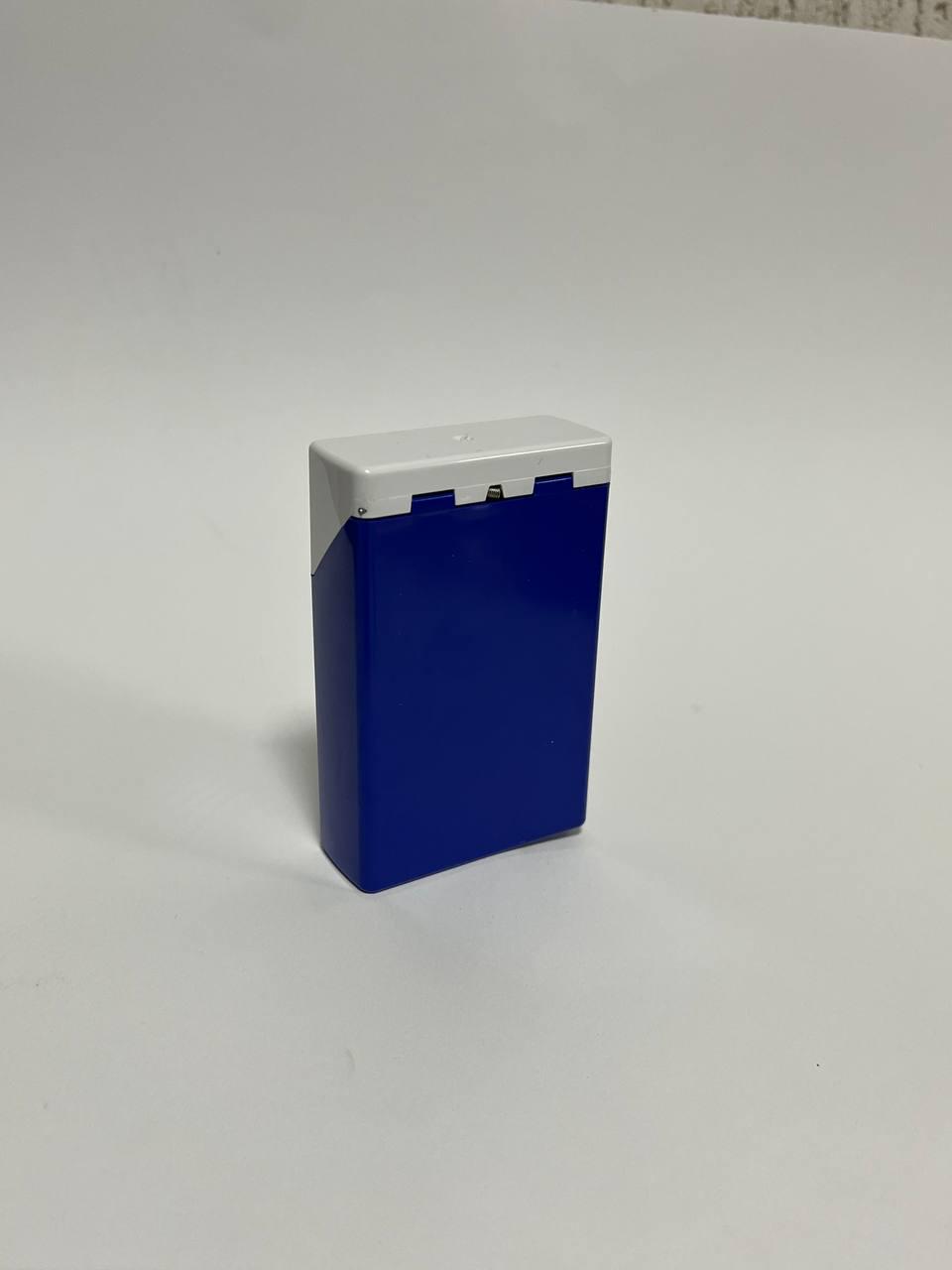 Портсигар для сигарет Cemo пластиковый Синий - фото 2