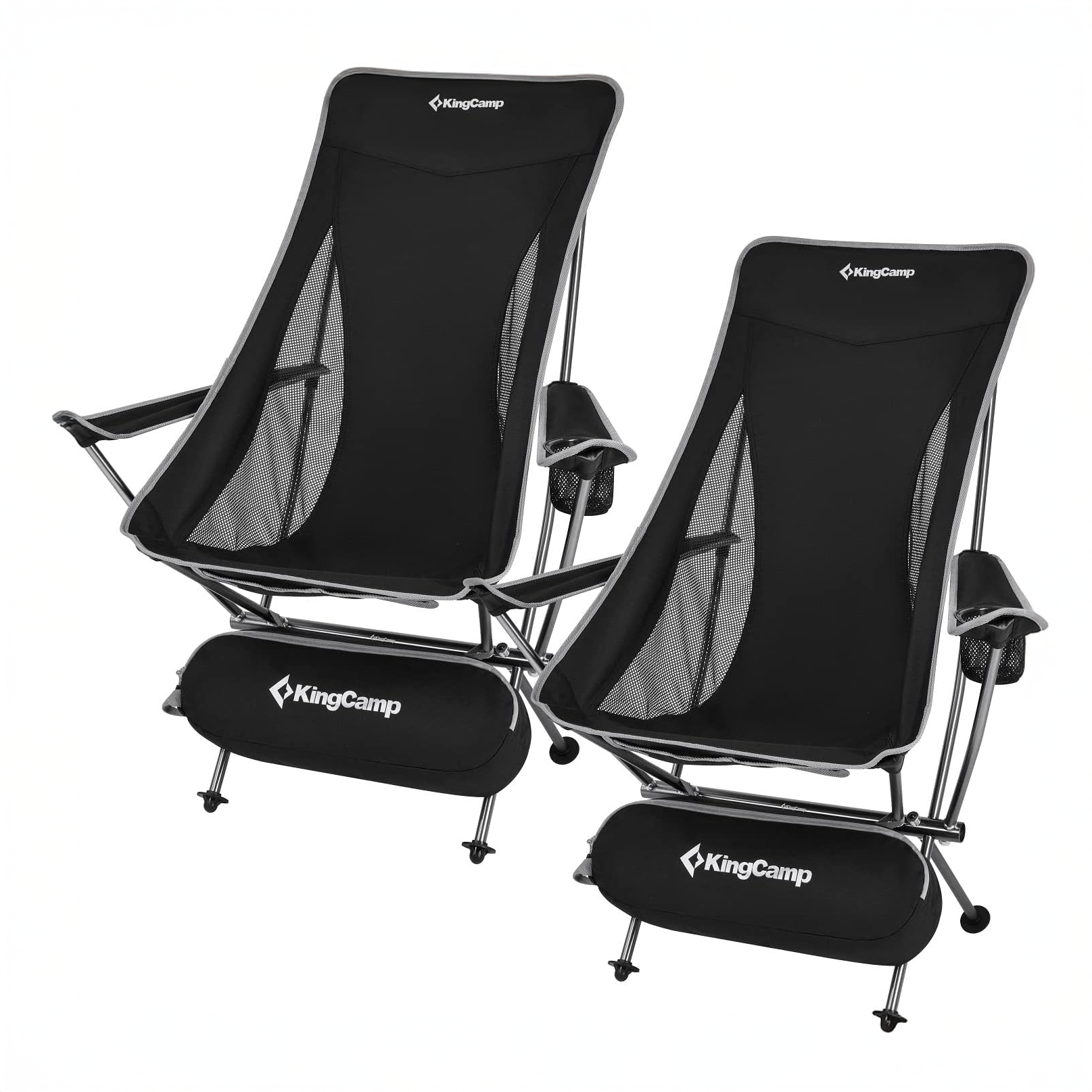 Стулья кемпинговые складные KingCamp с сумками для переноски 2 шт. (001075)