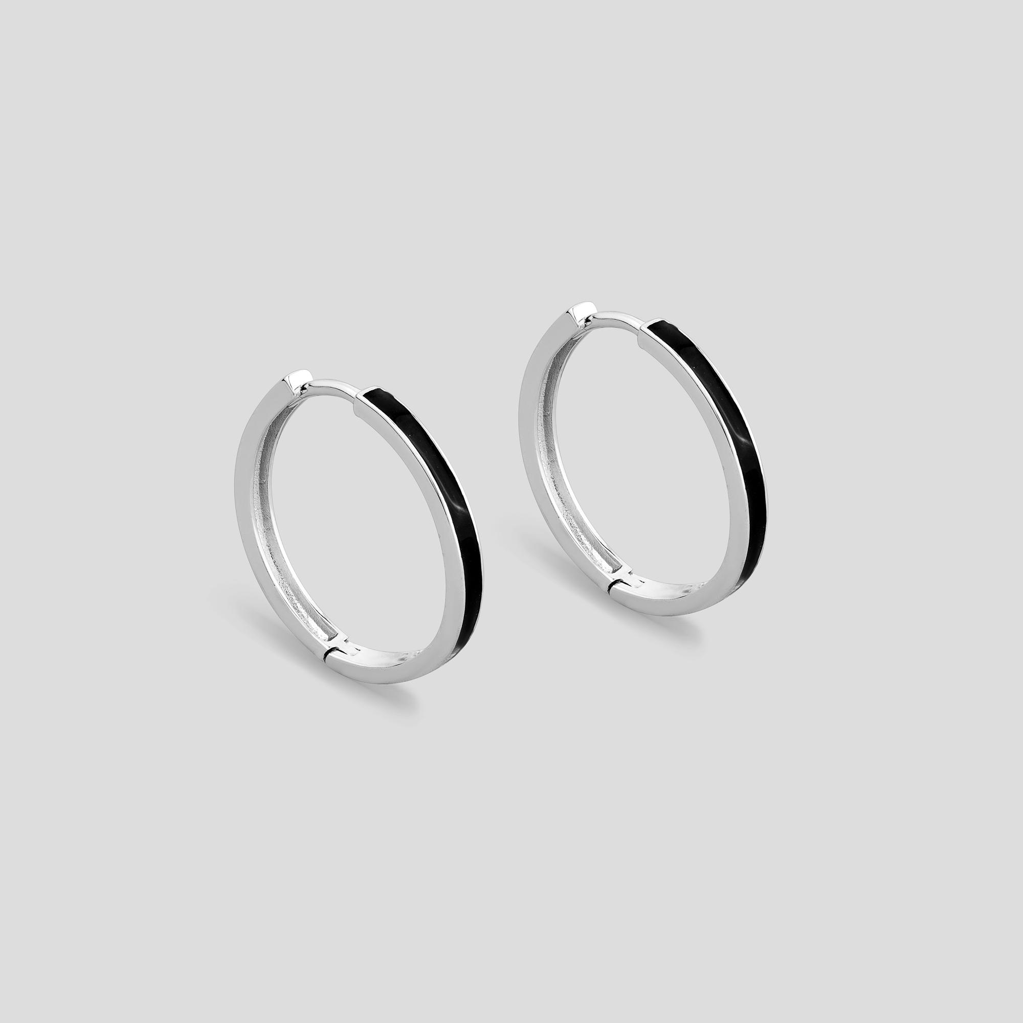Серебряные серьги Minimal Вечерняя сказка (16465)
