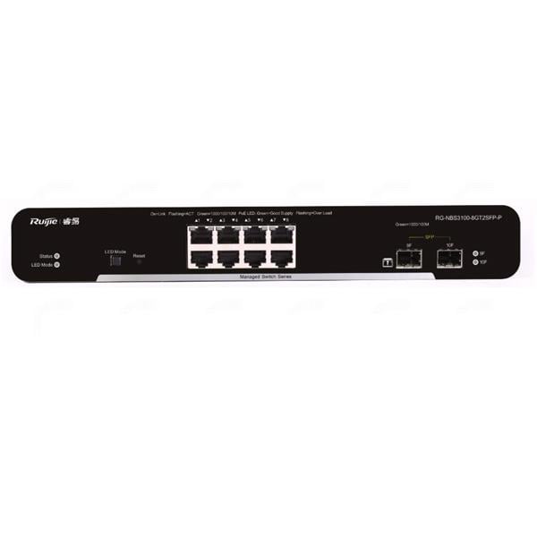 Коммутатор Ruijie 8-портовый RG-NBS3100-8GT2SFP Коммутатор Ruijie 8-портовый RG-NBS3100-8GT2SFP