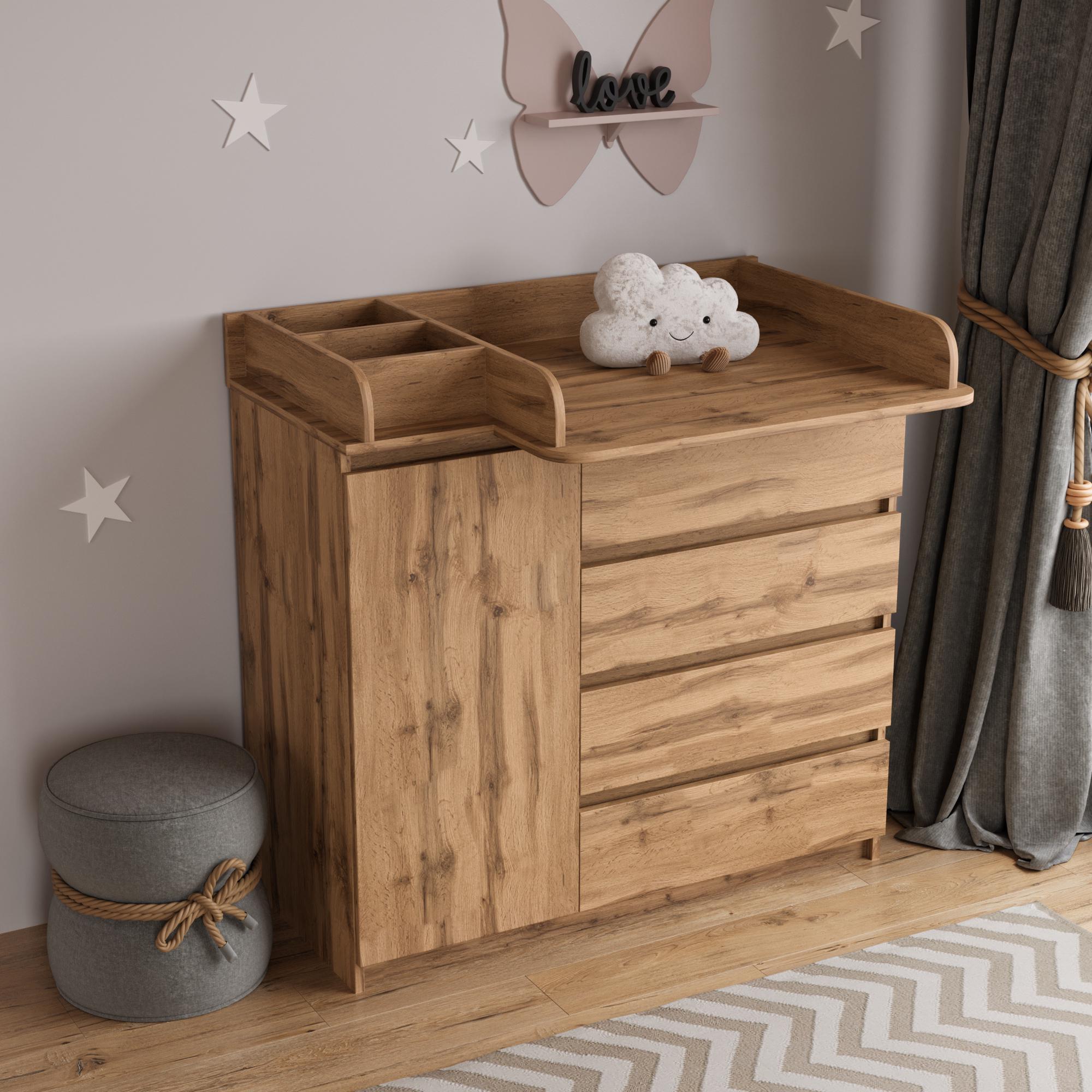 Пеленальний комод Furnigrade ПС-6 98,5х100х65 см Тахо