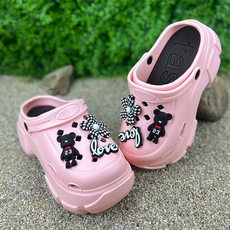 Крокси жіночі Е-0018996-3 з джибітсами р. 39 25 см Рожевий (77826358) Крокси жіночі Е-0018996-3 з джибітсами р. 39 25 см Рожевий (77826358)