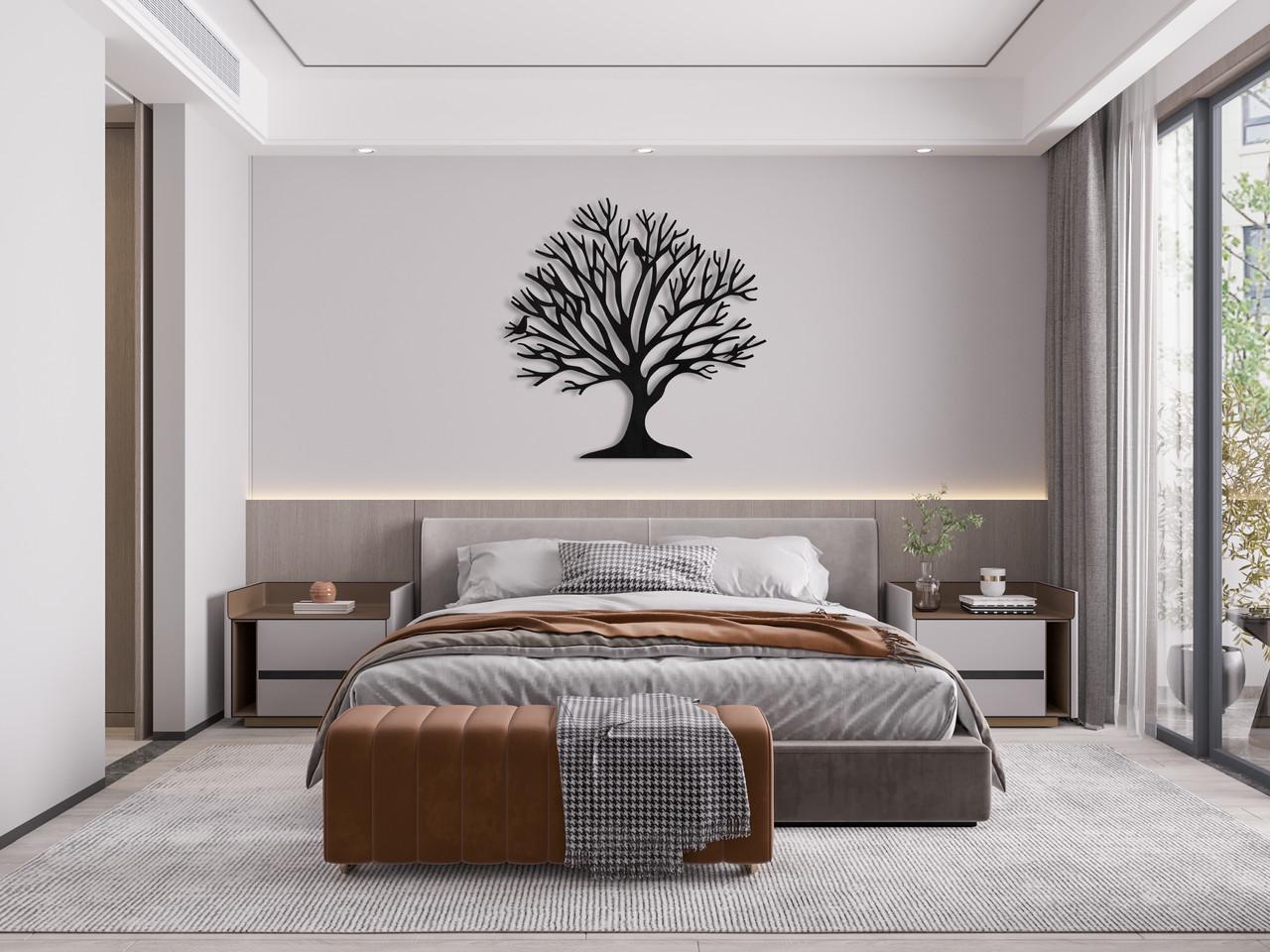 Декоративное панно на стену Upwood Decor Tree 06 40х40 см Black (1575754886)