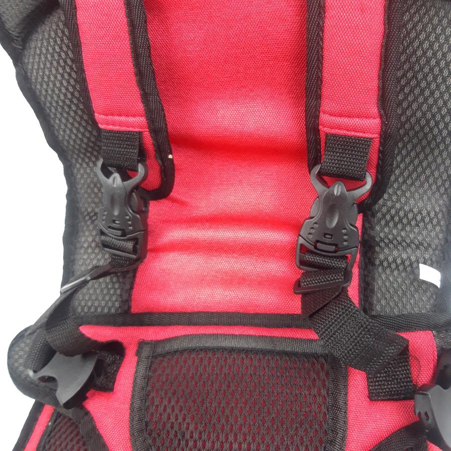 Бескаркасное детское автокресло Красный (4123239) - фото 2