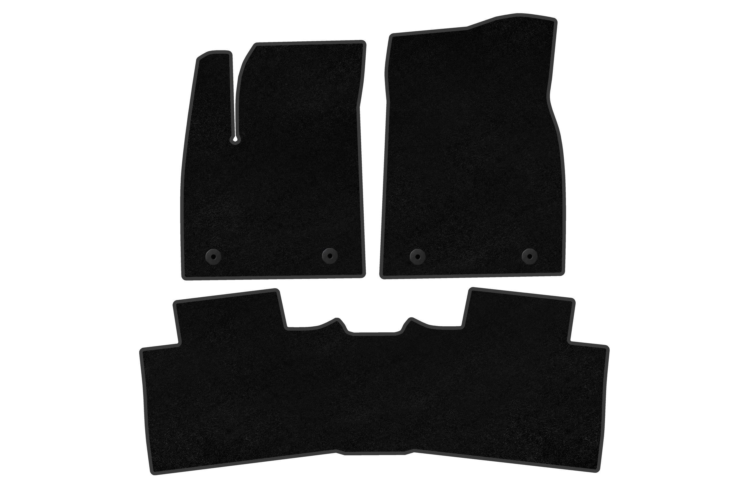 Коврики автомобильные Digital Designs Deluxe для MG HS 2024- гг. ткань Черный (185103)