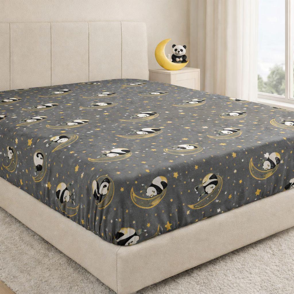 Простынь на резинке Moonlight Panda бязь 150х200х25 см (207946639)