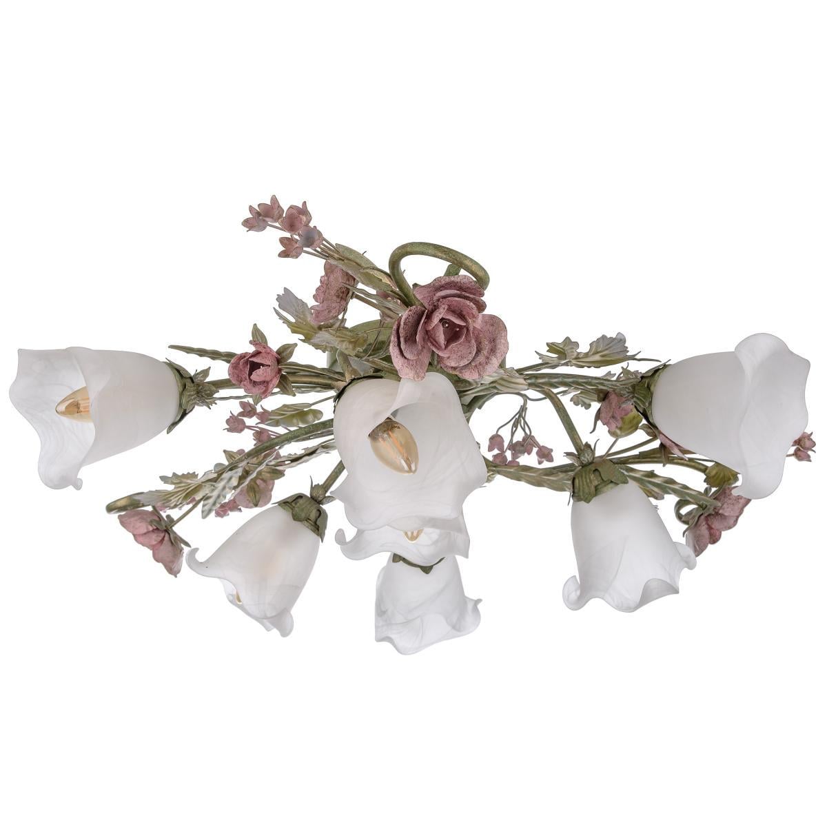 Люстра на 7 плафонов Brille BKL-501S/7 флористика