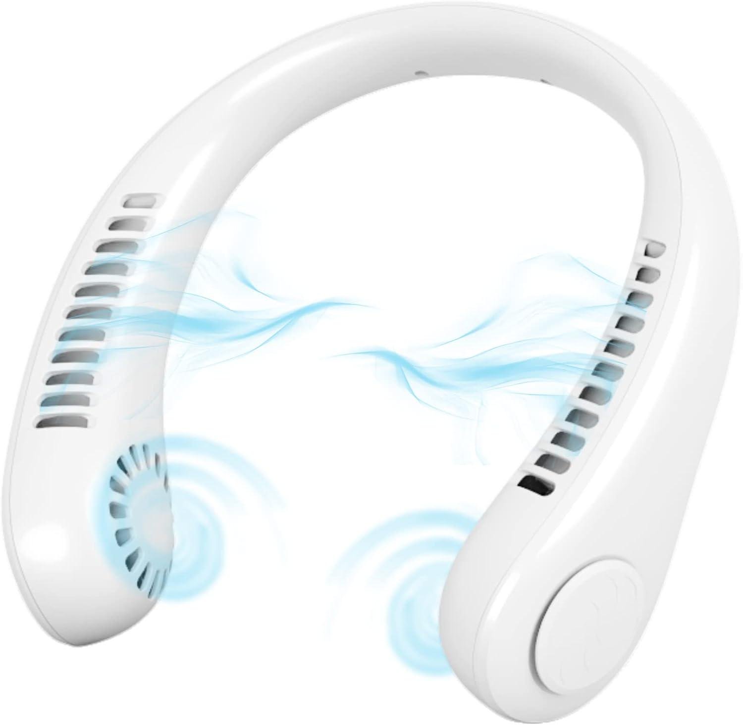 Вентилятор портативный на шею Leafless Hanging Neck Fan X5 (25651287)