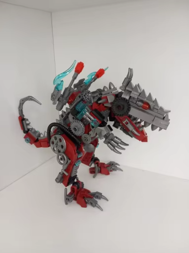 Конструктор 2в1 динозавр индоминуса Рекса из мира - фото 5 Конструктор 2в1 динозавр индоминуса Рекса из мира - фото 5