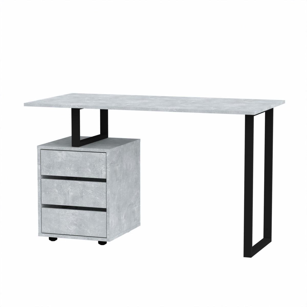 Стіл письмовий Компанит Лофт 2 120х60х72,8 см Бетон