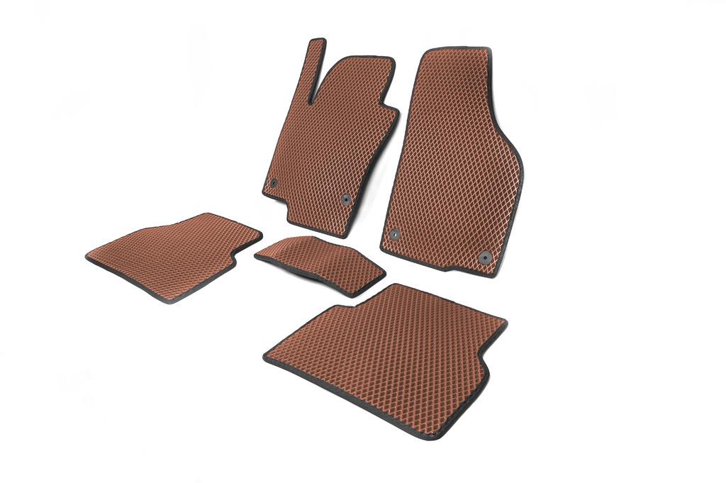 Коврики автомобильные Digital Designs для Volkswagen Tiguan 2007-2016 г EVA Коричневый (121300)
