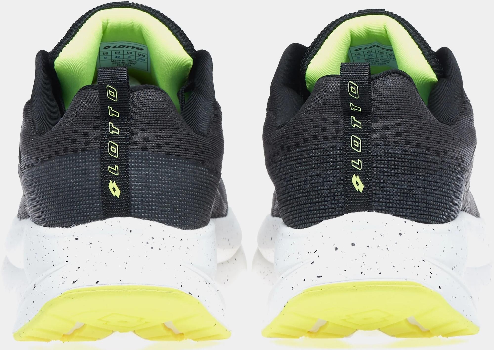 Кросівки Lotto SPEEDRIDE 600 р. EU-43 Чорно-лаймовий (222149/2AW) - фото 5 Кросівки Lotto SPEEDRIDE 600 р. EU-43 Чорно-лаймовий (222149/2AW) - фото 5