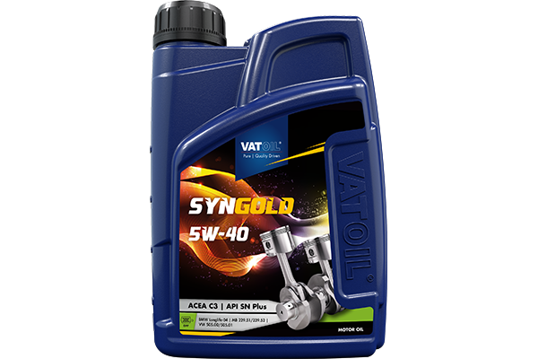 Масло моторное Vatoil SynGold 5W40 ACEA C3-12/API SN CF 1 л (50010)
