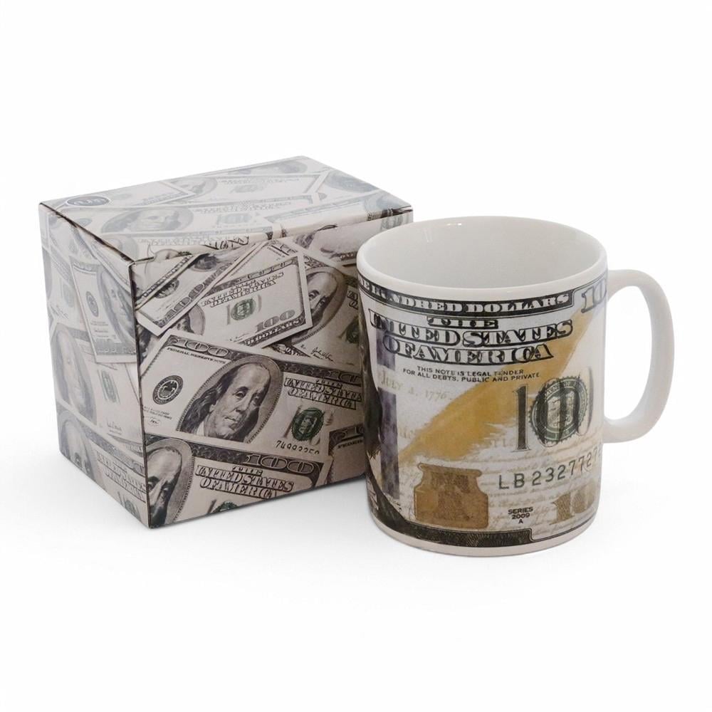 Кружка большая керамическая "Доллар" 1 л - фото 4 Кружка большая керамическая "Доллар" 1 л - фото 4