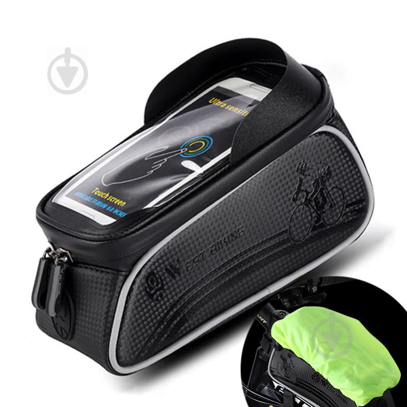 Сумка велосипедная на раму для смартфонов West Biking 0707205 Black (4954-15097)