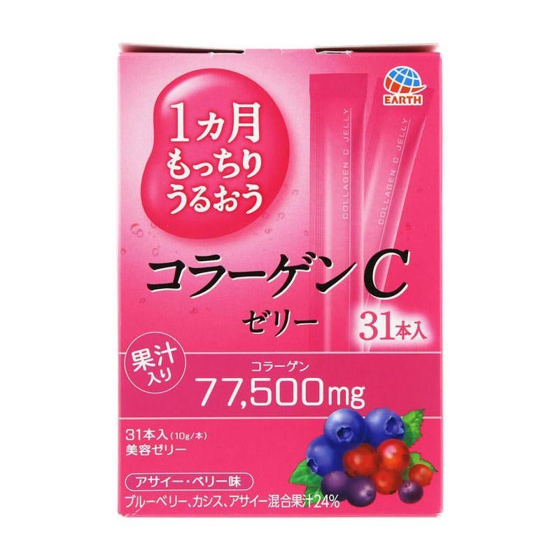 Коллагеновое желе с витамином С лесные ягоды EARTH CHEMICAL Collagen C Jelly 31 сток (3008158140)