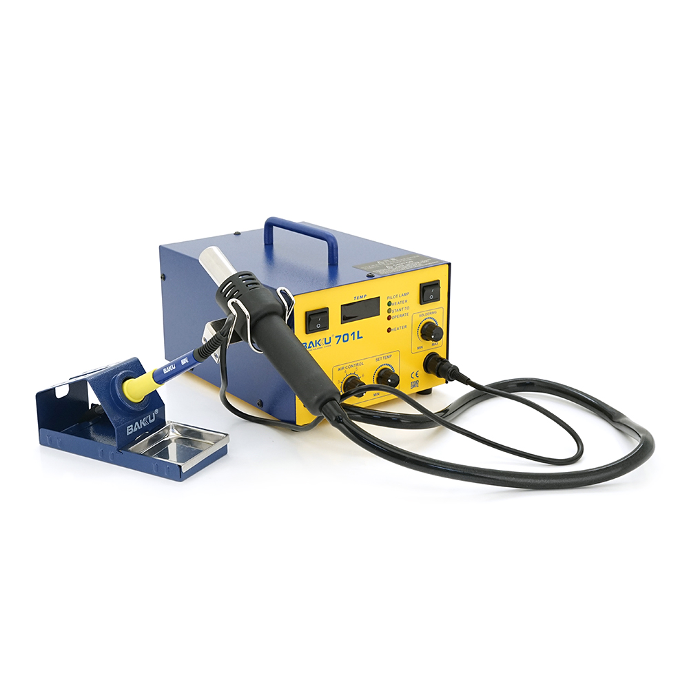 Паяльная станция BAKKU BK-701L цифровая индикация/фен/паяльник 220-240 В 350 Вт 4,88 кг 325х270х190 мм (YUT_V2093) Паяльная станция BAKKU BK-701L цифровая индикация/фен/паяльник 220-240 В 350 Вт 4,88 кг 325х270х190 мм (YUT_V2093)