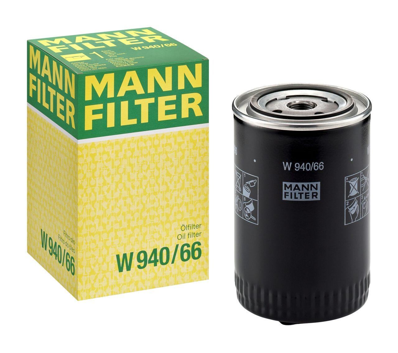 Фильтр смазки Mann-Filter (W940/66) Фильтр смазки Mann-Filter (W940/66)