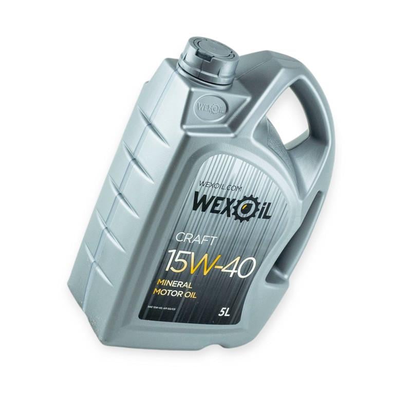 Олива моторна Wexoil 15W-40 Craft SG/CD 5 л (2684193021)