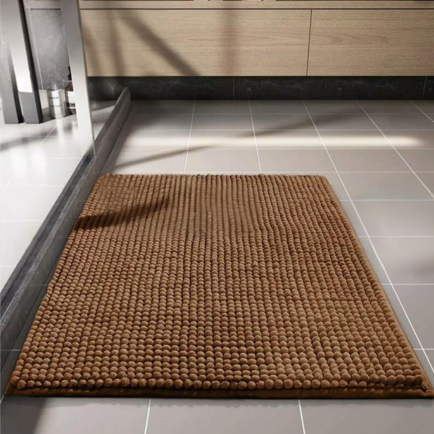 Коврик для ванны и душа мягкий с длинным ворсом 50х80 см Кофейный (33341287) Коврик для ванны и душа мягкий с длинным ворсом 50х80 см Кофейный (33341287)