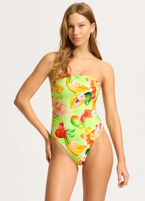 Купальник сплошной Seafolly М Зеленый (11191DD235)