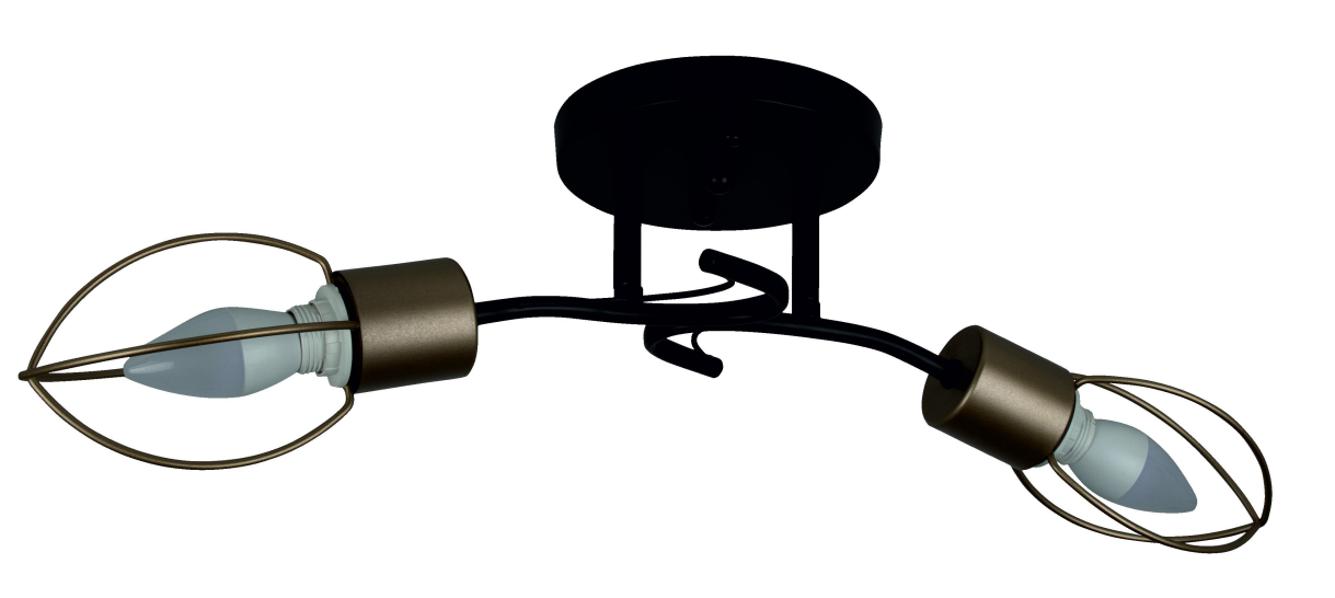 Люстра Sirius Л 1388/2 в стиле лофт на 2 плафоны