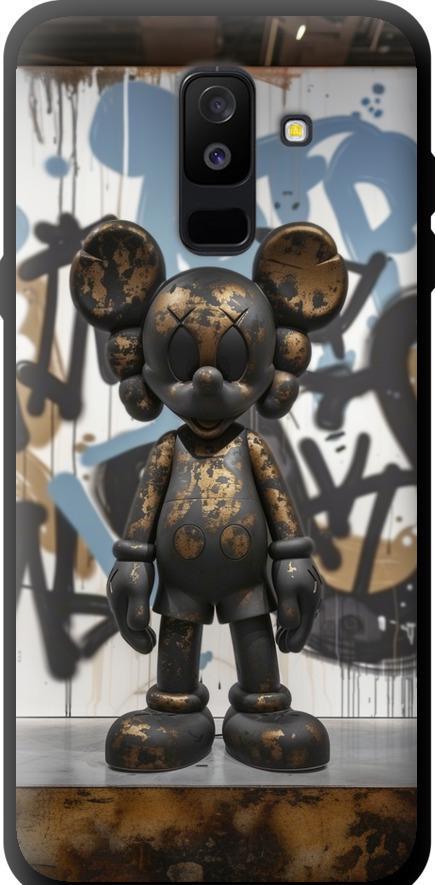 Чехол на Samsung Galaxy A6 Plus 2018 Bronze kaws v2 (6098b-1495-42517)