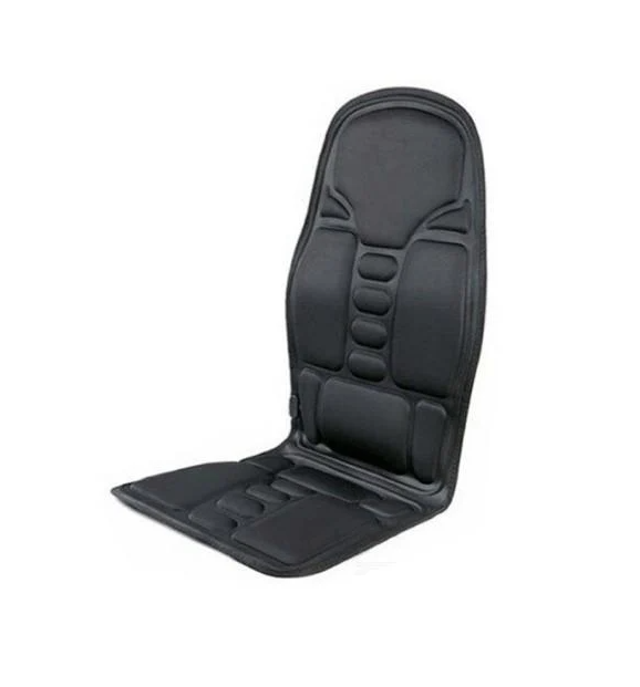 Накидка масажна на крісло з підігрівом 8 режимів ДУ для дому та авто Black (510594)